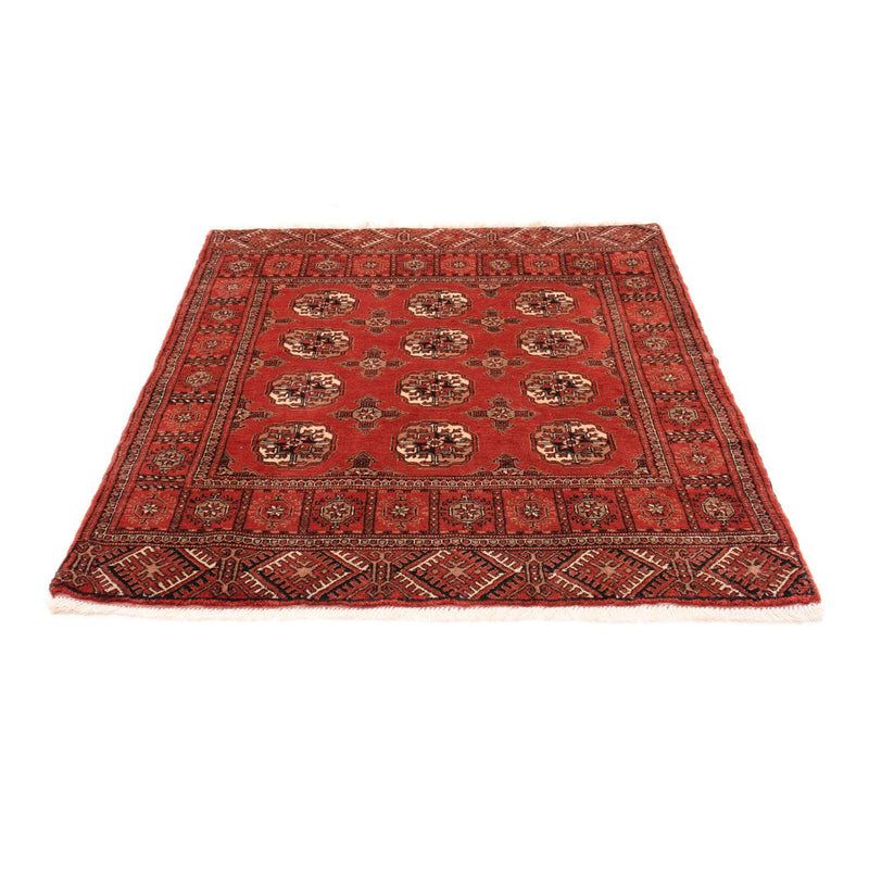 Belutsch Teppich 121x143cm - Orientteppich - dunkelrot