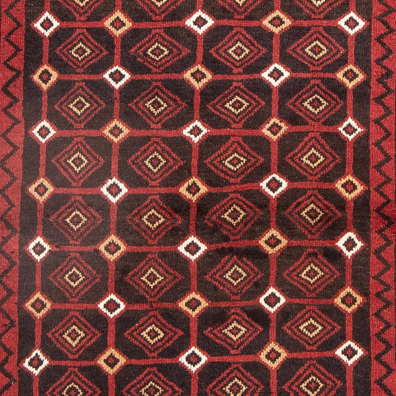 Belutsch Teppich 107x188cm - Orientteppich - rot