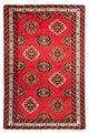 Belutsch Teppich 131 x 206 cm - rot