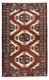 Belutsch Teppich 102x160cm - Orientteppich - braun – product image