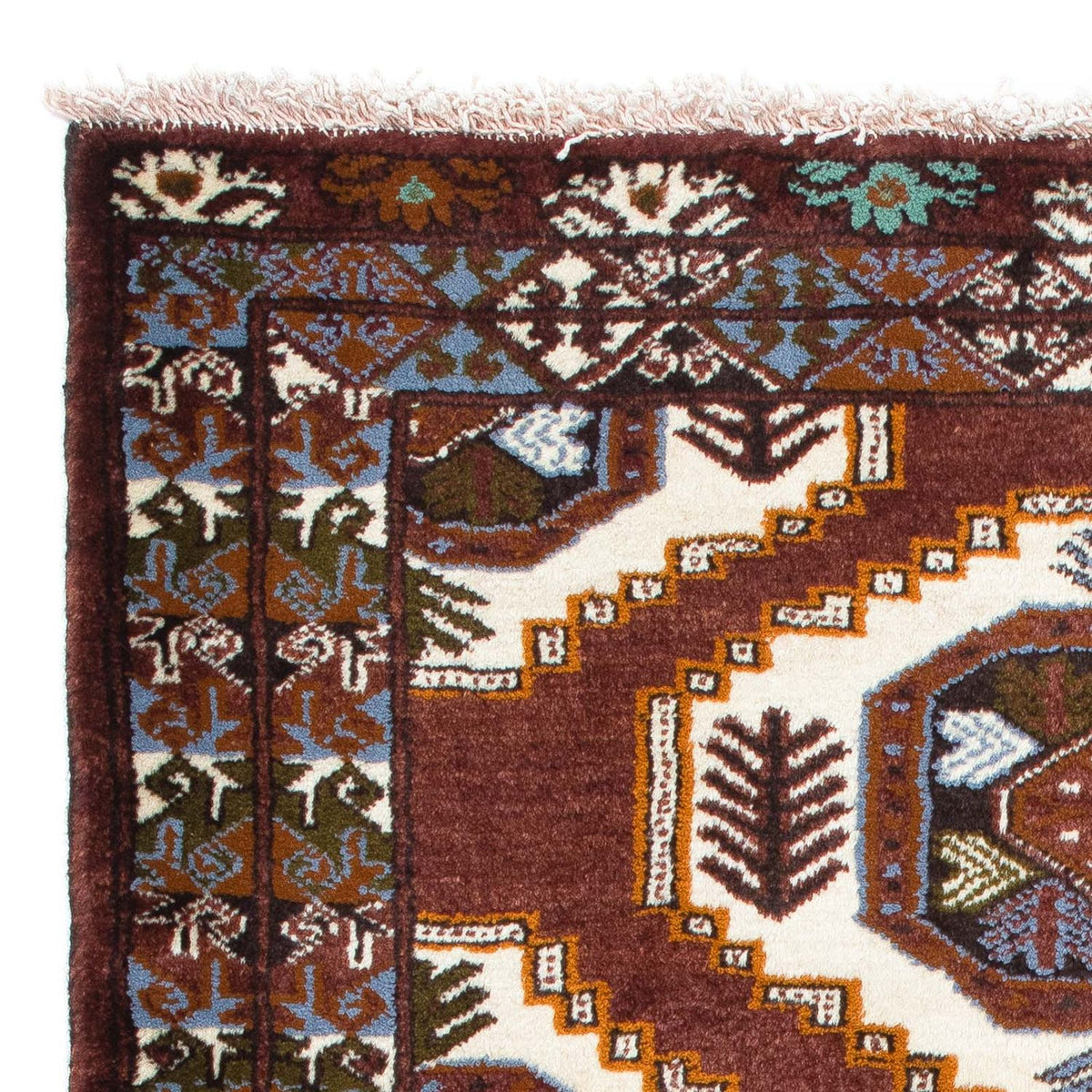 Belutsch Teppich 102x160cm - Orientteppich - braun