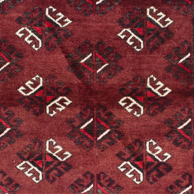 Belutsch Teppich 102x145cm - Orientteppich - dunkelrot