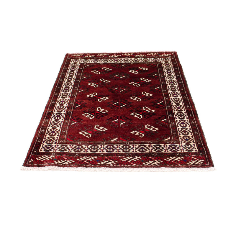 Belutsch Teppich 102x145cm - Orientteppich - dunkelrot