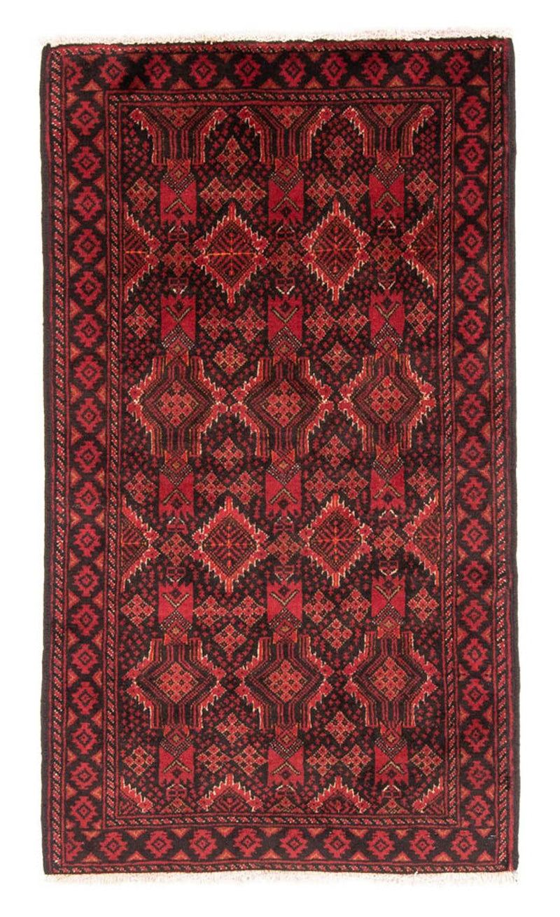 Belutsch Teppich 99 x 187 cm - rot