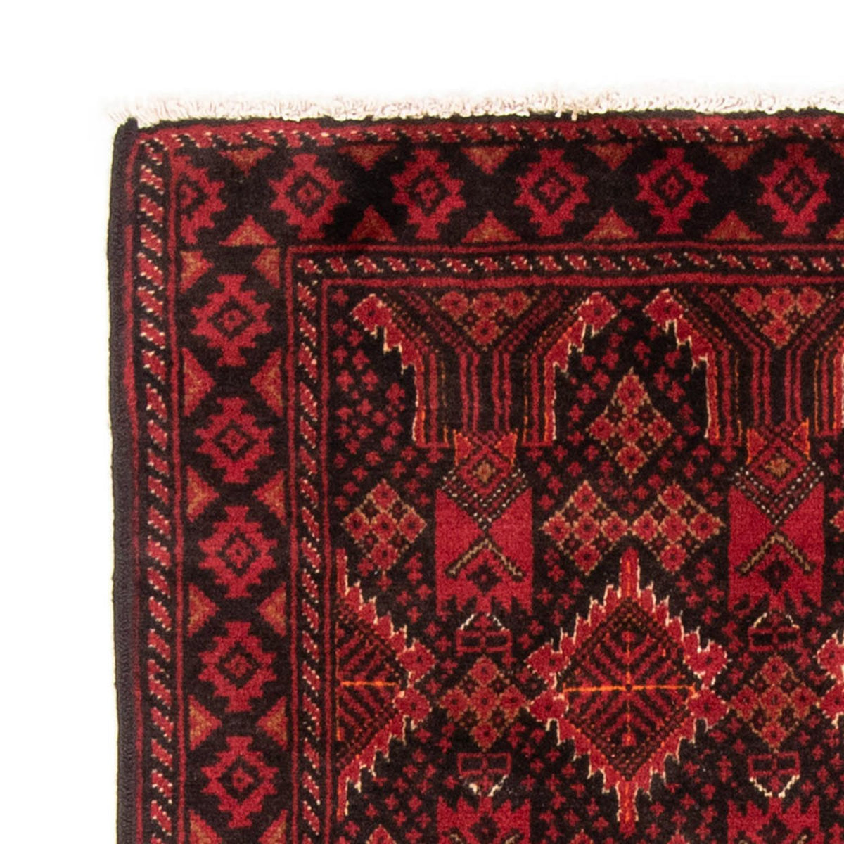 Belutsch Teppich 99 x 187 cm - rot