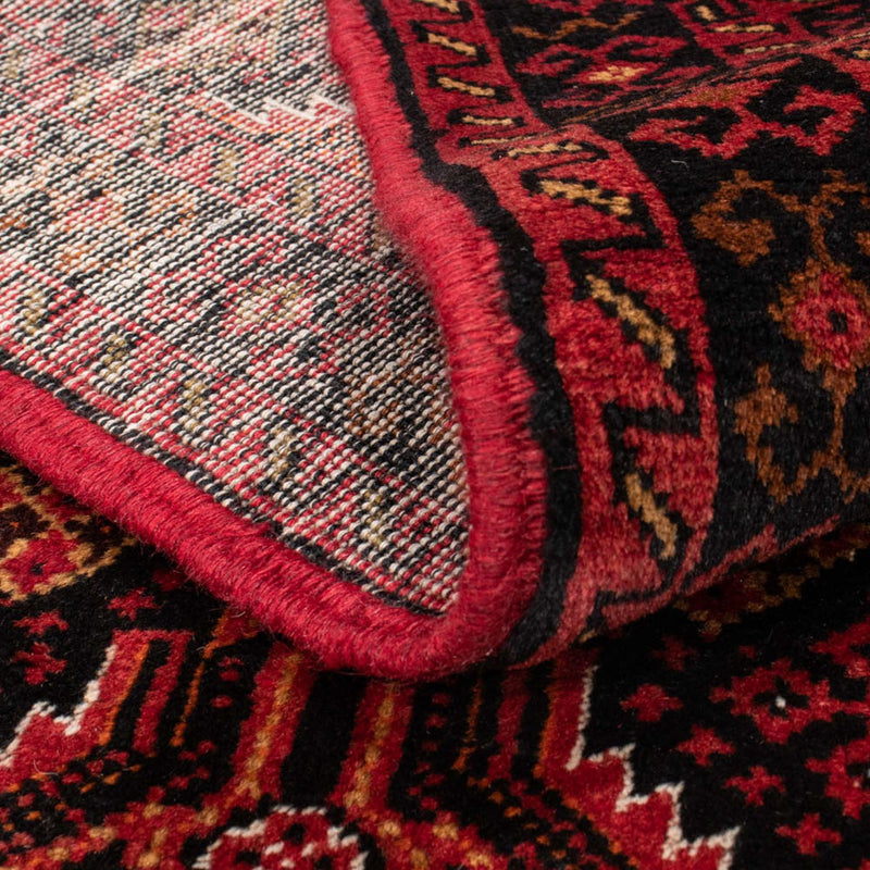 Belutsch Teppich 96 x 184 cm - dunkelrot