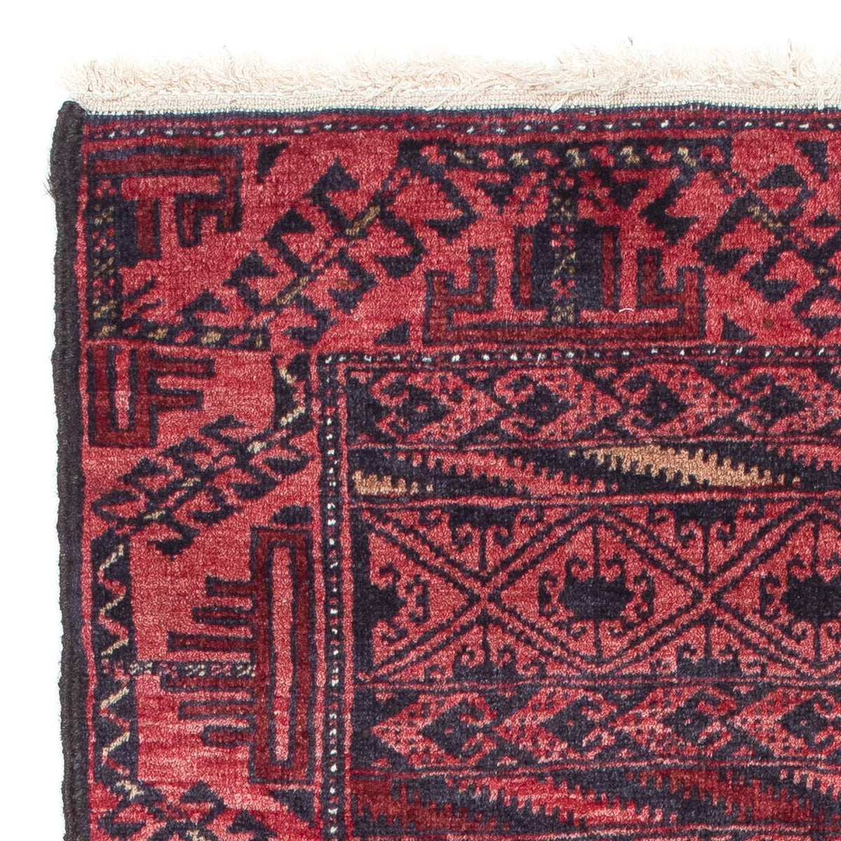 Belutsch Teppich 77x146cm - Orientteppich - hellrot