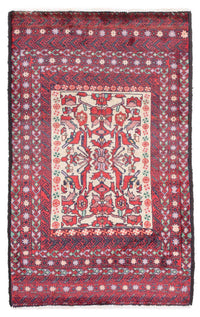 Belutsch Teppich 93x152cm - Orientteppich - rot – product image