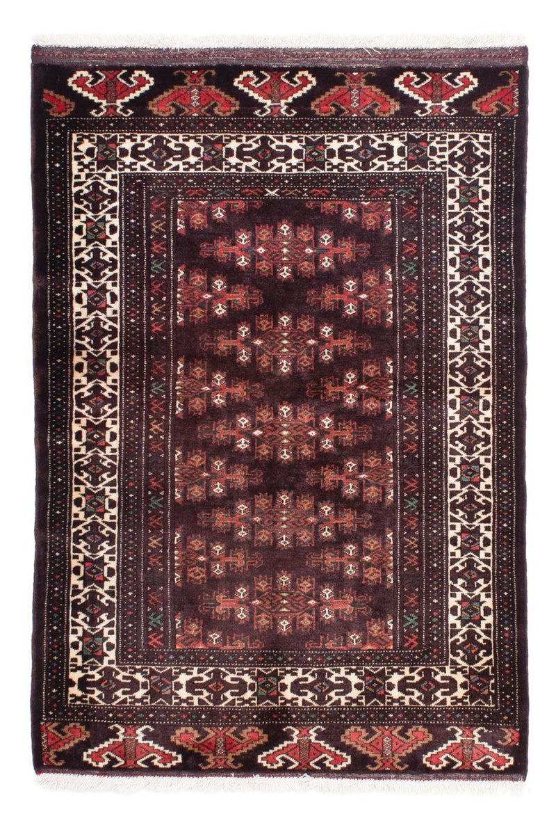 Belutsch Teppich 103x143cm - Orientteppich - braun