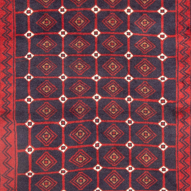 Belutsch Teppich 106x177cm - Orientteppich - rot