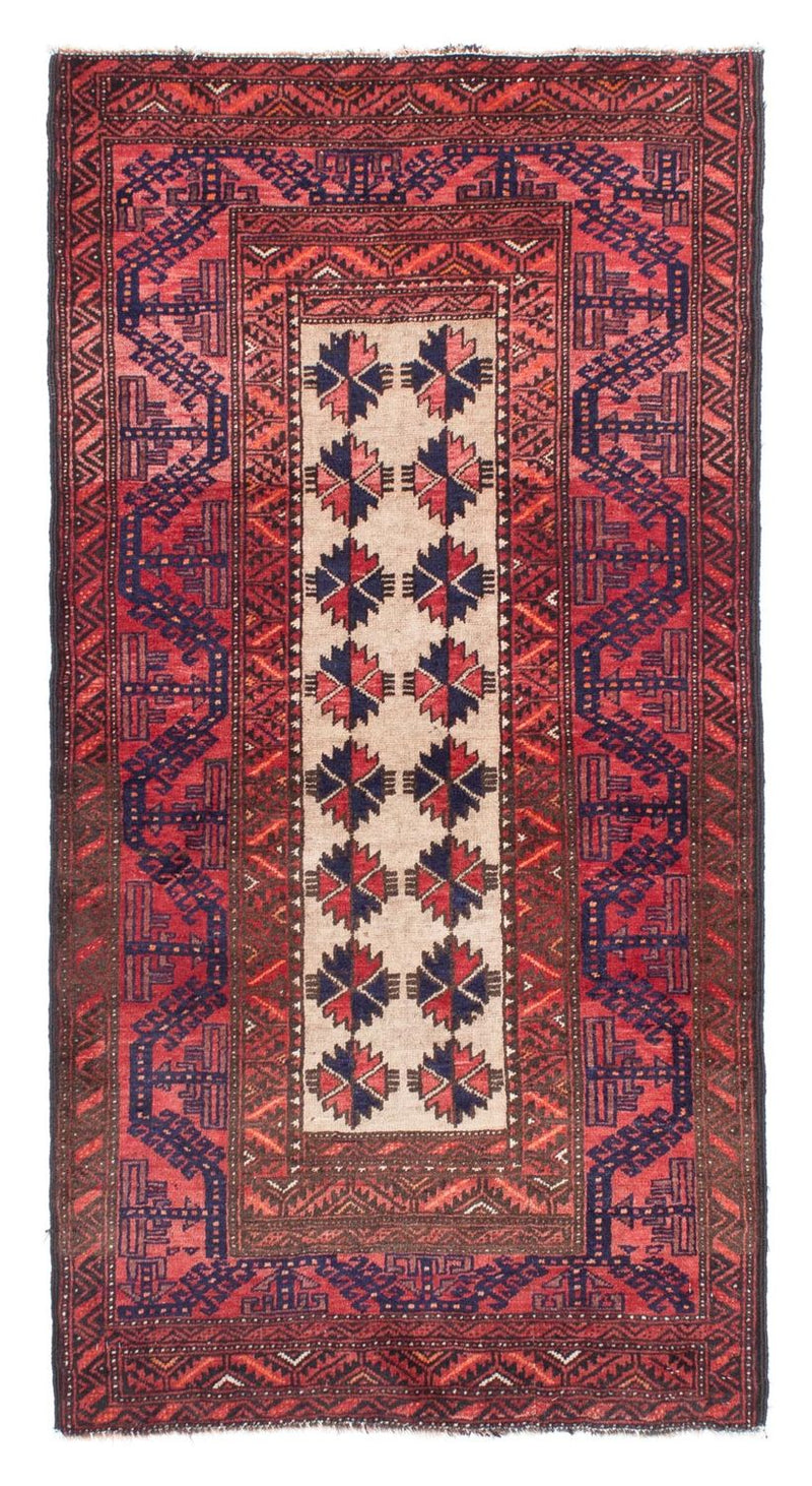 Belutsch Teppich 82x158cm - Orientteppich - hellrot
