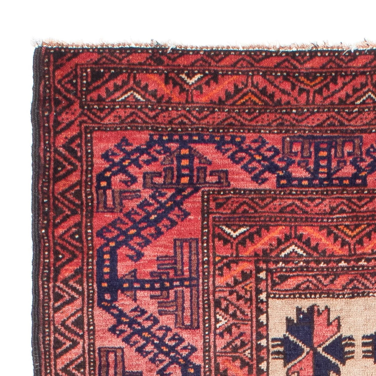 Belutsch Teppich 82x158cm - Orientteppich - hellrot