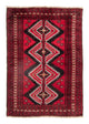 Belutsch Teppich 134x190cm - Orientteppich - rot