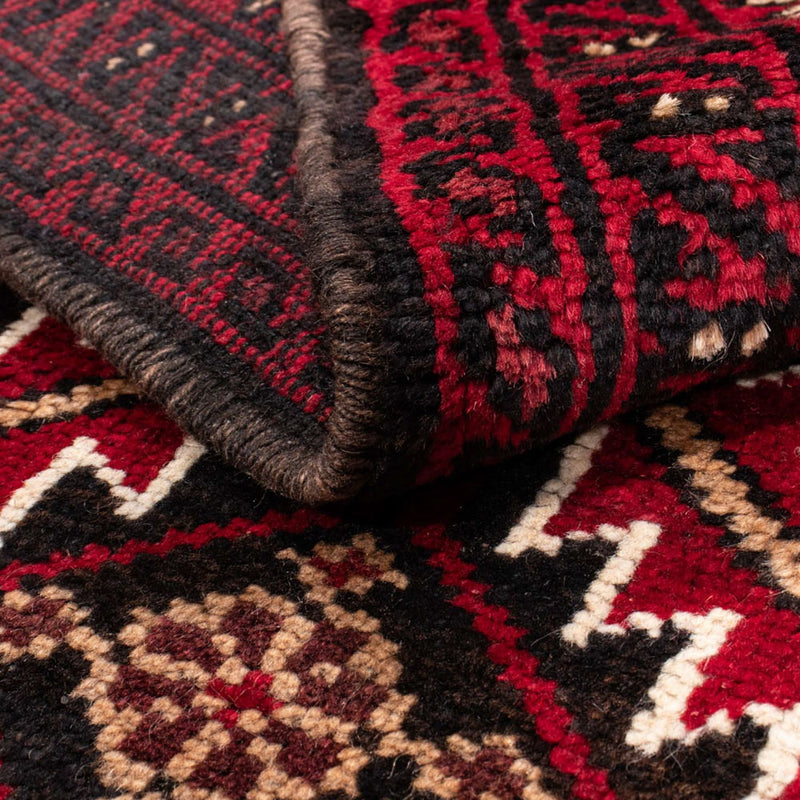 Belutsch Teppich 134x190cm - Orientteppich - rot
