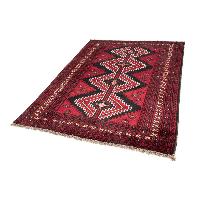 Belutsch Teppich 134x190cm - Orientteppich - rot