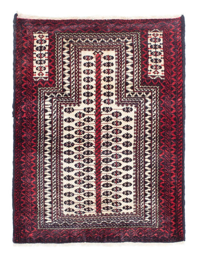 Belutsch Teppich 99x121cm - Orientteppich - beige