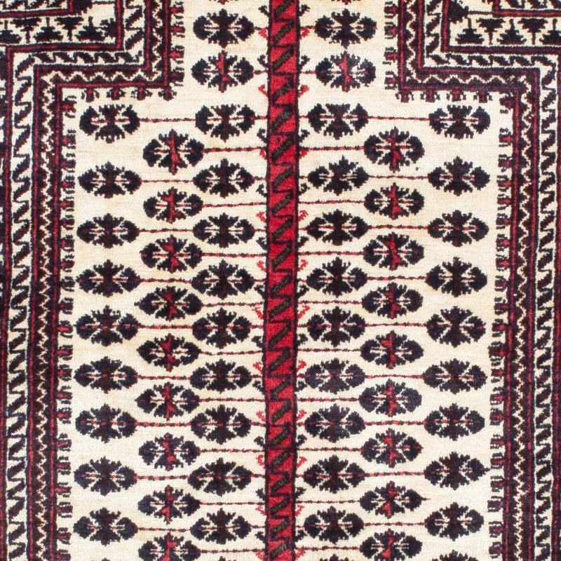 Belutsch Teppich 99x121cm - Orientteppich - beige