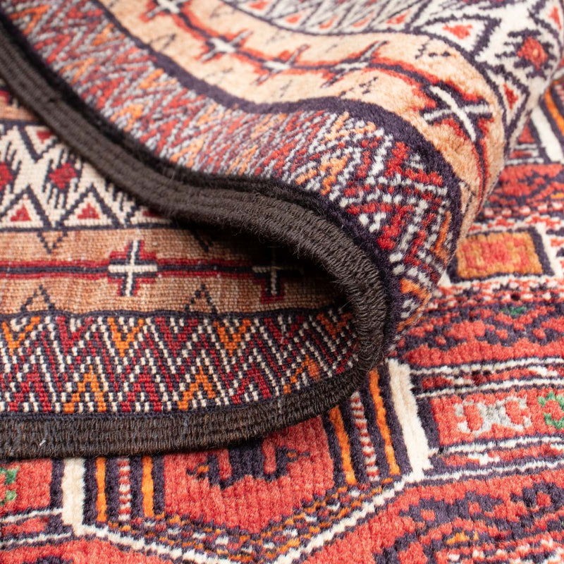 Belutsch Teppich 94x134cm - Orientteppich - dunkelrot