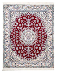 Nain - 6La Teppich 158x196cm - Perserteppich - dunkelrot – product image