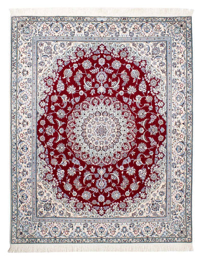 Nain - 6La Teppich 158x196cm - Perserteppich - dunkelrot
