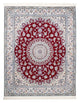 Nain - 6La Teppich 158x196cm - Perserteppich - dunkelrot