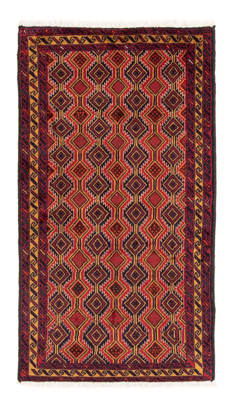 Belutsch Teppich 98x181cm - Orientteppich - rot