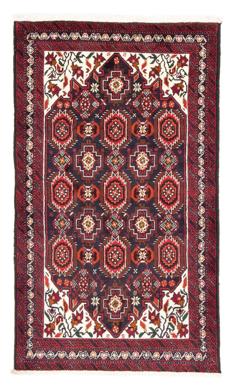 Belutsch Teppich 110 x 196 cm - dunkelblau