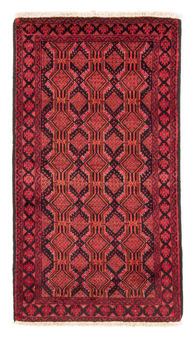 Belutsch Teppich 104x195cm - Orientteppich - rot