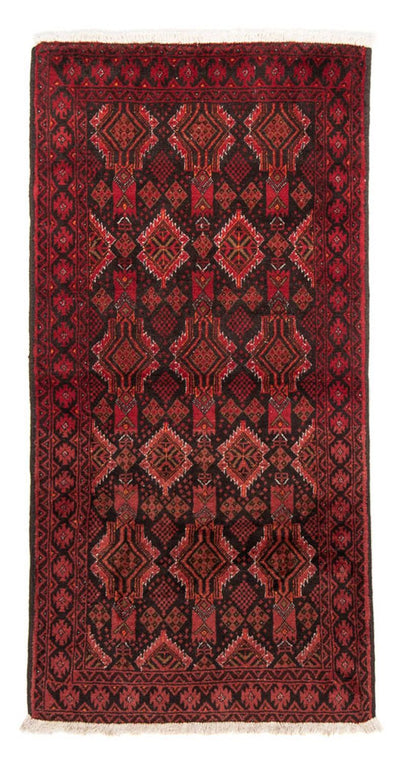 Belutsch Teppich 102x195cm - Orientteppich - rot