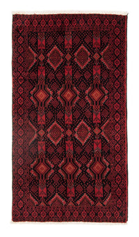 Belutsch Teppich 102x182cm - Orientteppich - dunkelrot – product image