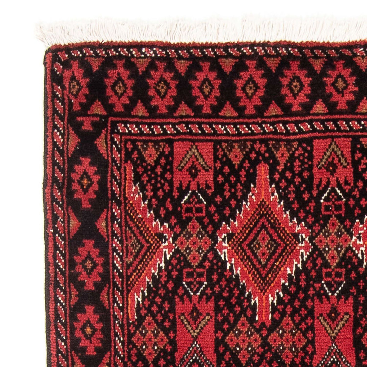 Belutsch Teppich 104x189cm - Orientteppich - rot