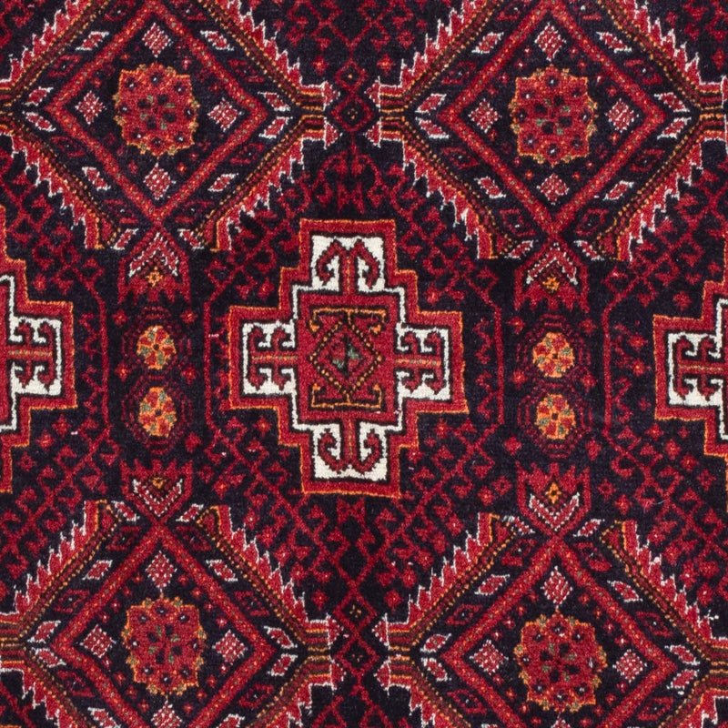 Belutsch Teppich 87x164cm - Orientteppich - dunkelrot