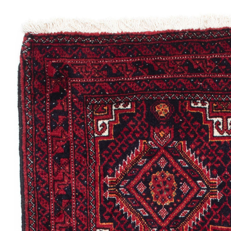 Belutsch Teppich 87x164cm - Orientteppich - dunkelrot