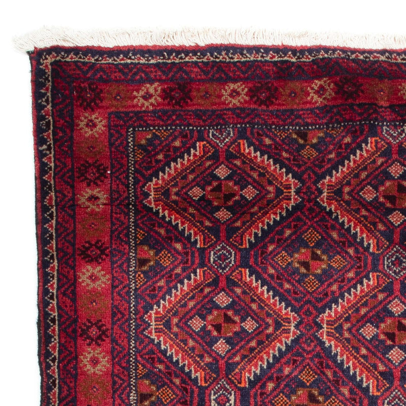 Belutsch Teppich 99x174cm - Orientteppich - dunkelrot