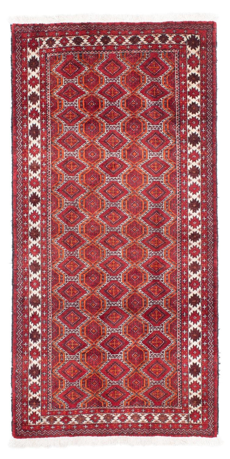 Belutsch Teppich 91x180cm - Orientteppich - rot