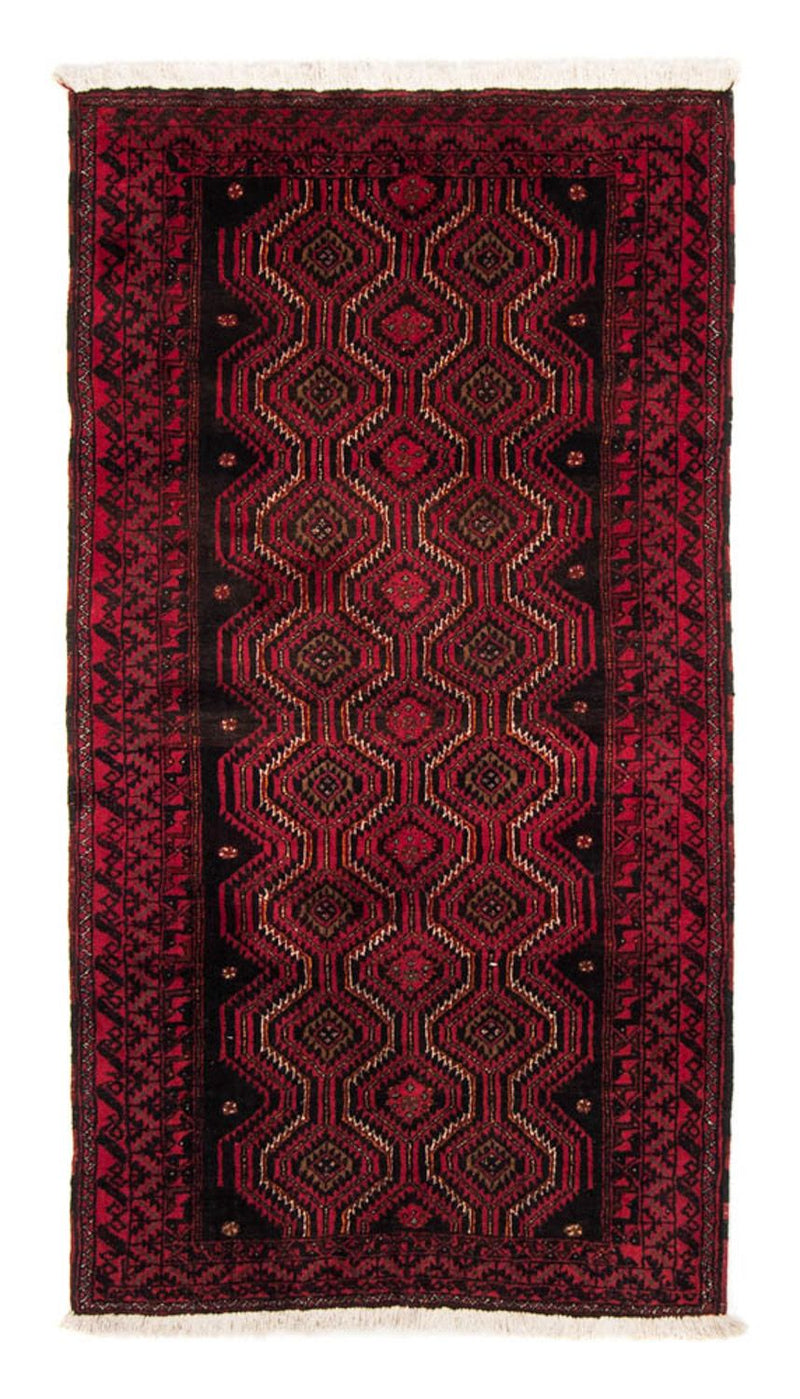 Belutsch Teppich 96x180cm - Orientteppich - rot