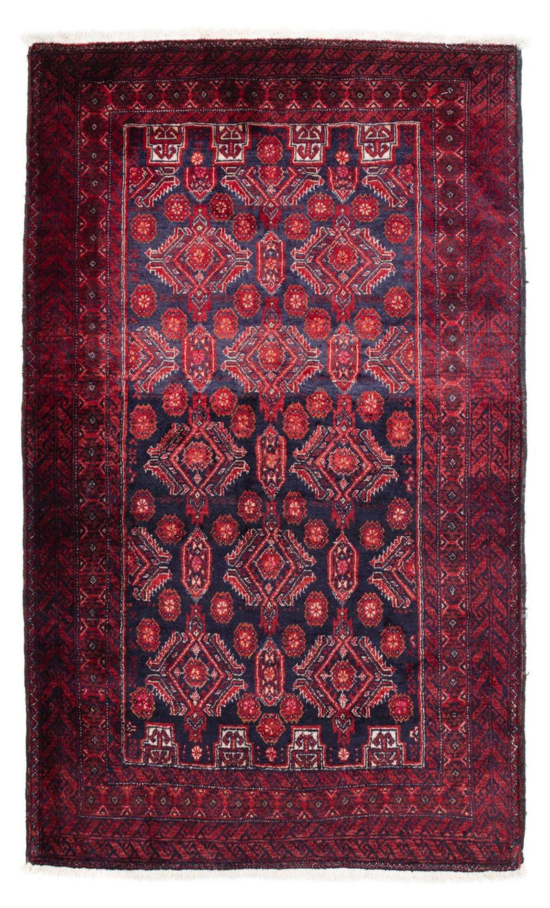 Belutsch Teppich 108x187cm - Orientteppich - dunkelblau