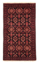 Belutsch Teppich 101x176cm - Orientteppich - hellrot