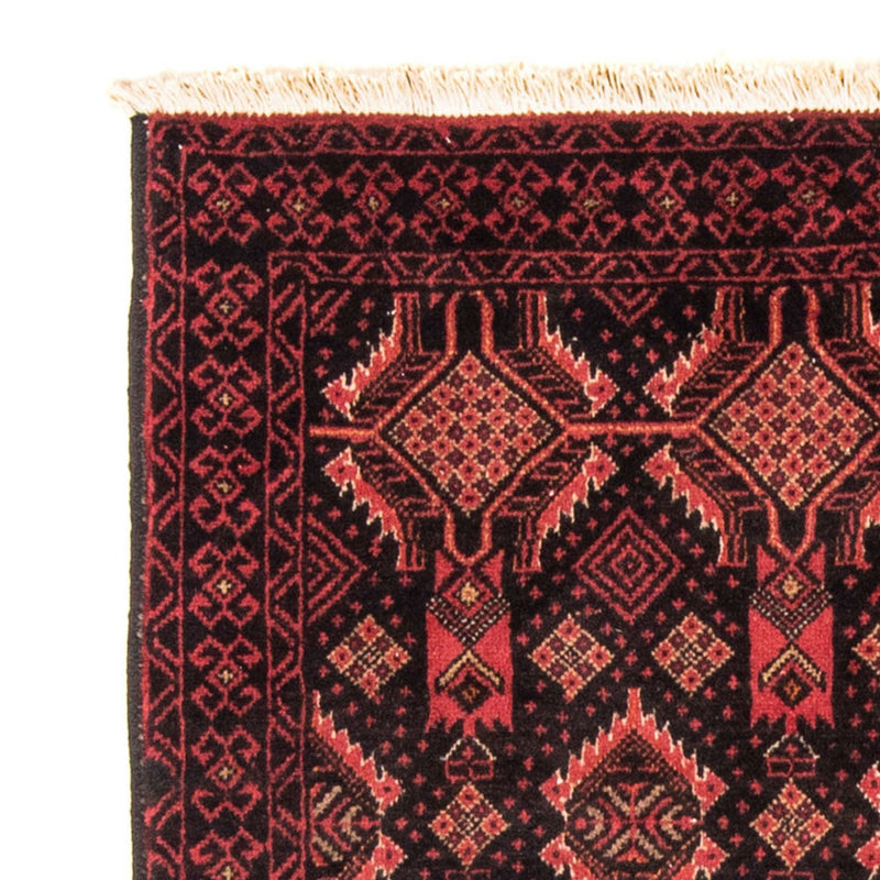 Belutsch Teppich 101x176cm - Orientteppich - hellrot