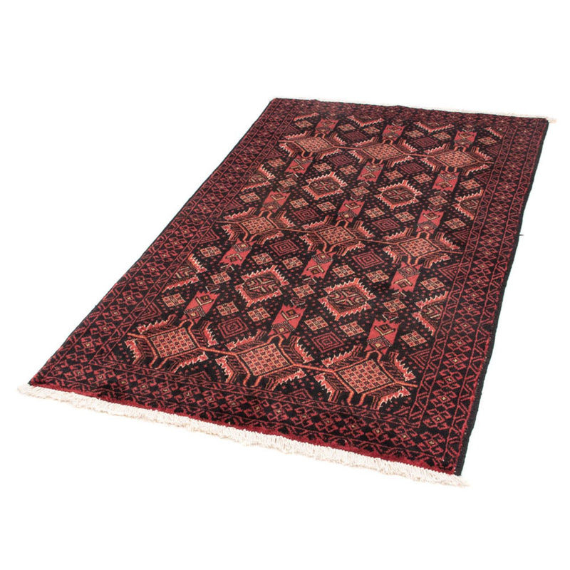Belutsch Teppich 101x176cm - Orientteppich - hellrot