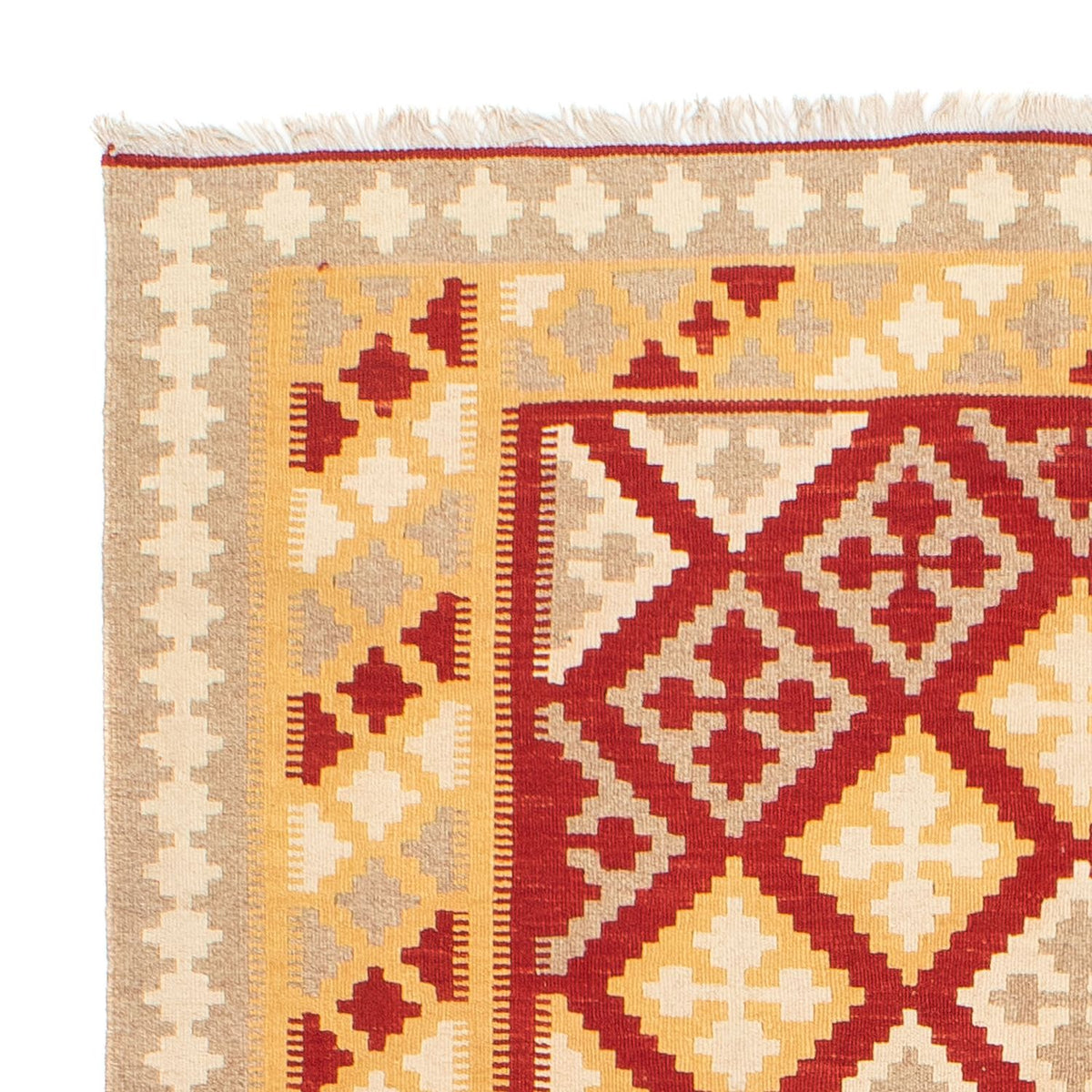 Kelim Fars Teppich 153x216cm - mehrfarbig