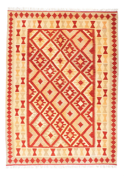 Kelim Fars Teppich 155x211cm - rot