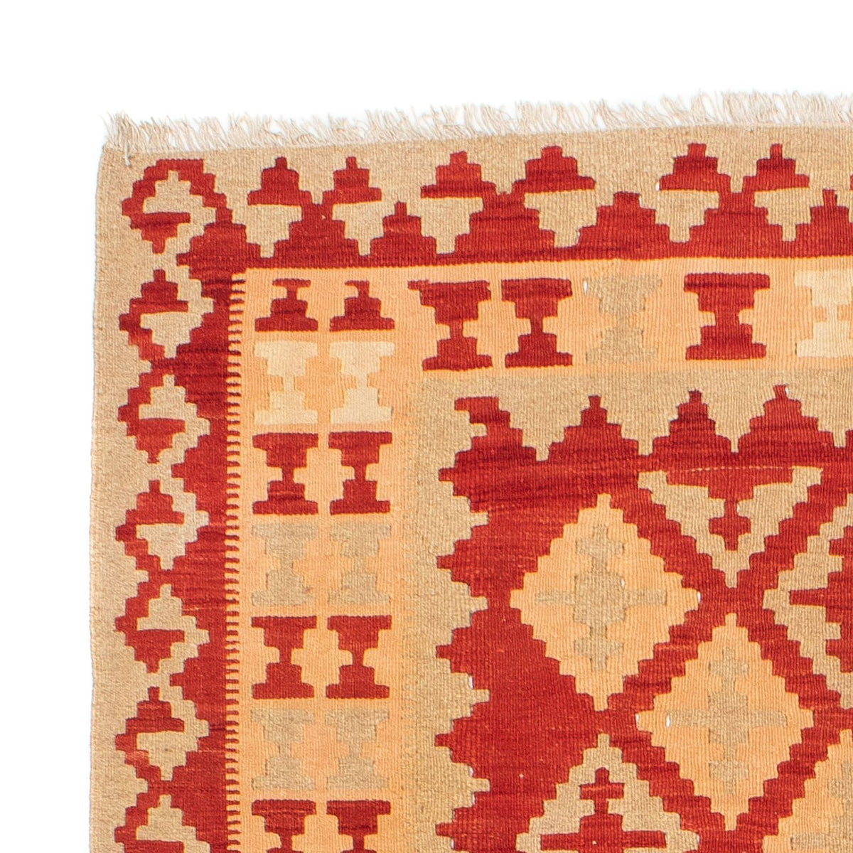Kelim Fars Teppich 162x244cm - mehrfarbig