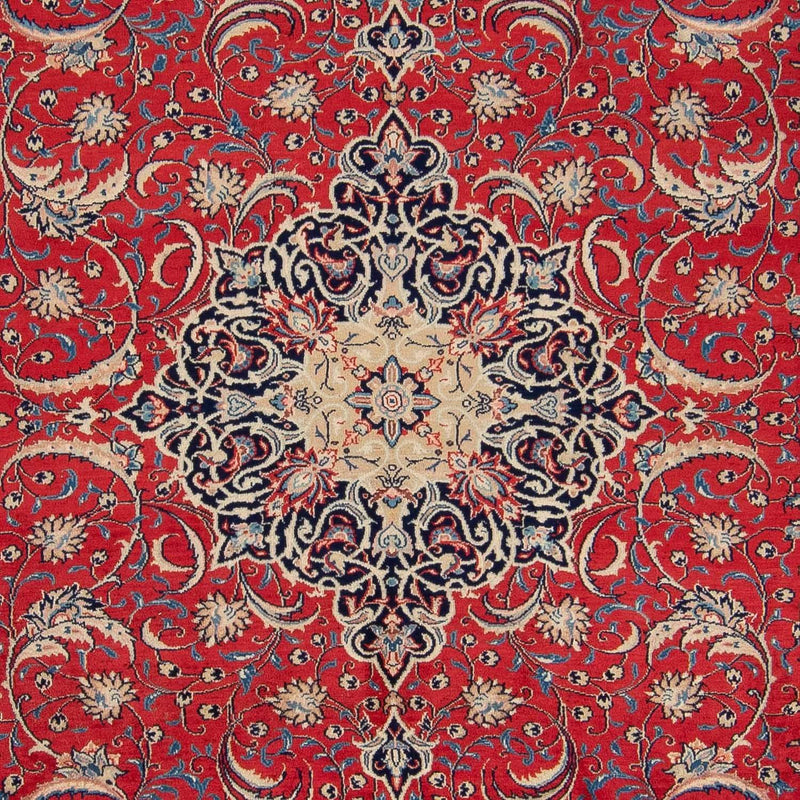 Patchwork Teppich 270x355cm - Orientteppich - hellrot