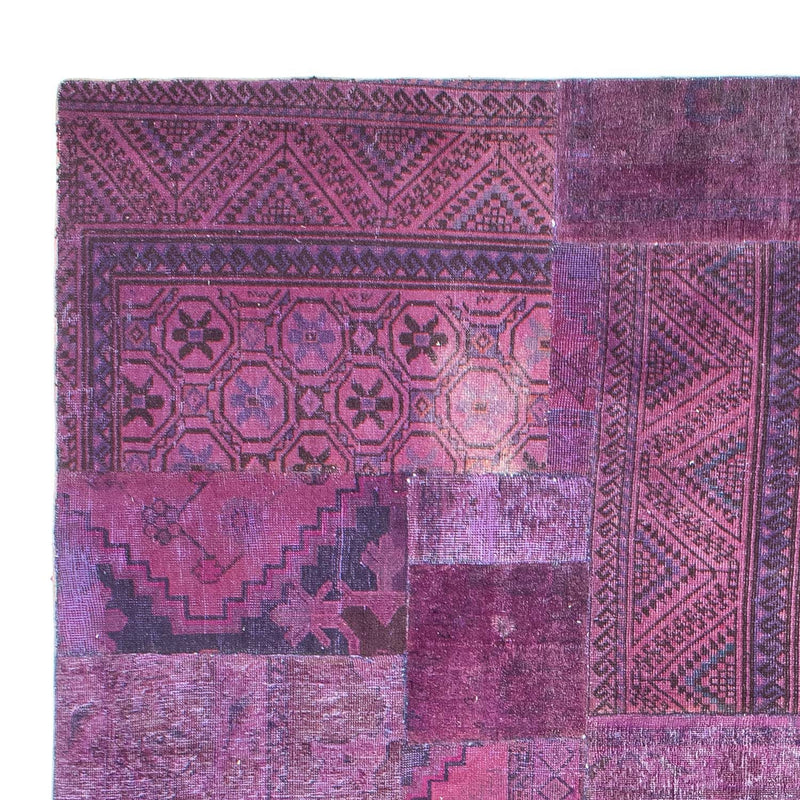Patchwork Teppich 240x307cm - Orientteppich - mehrfarbig