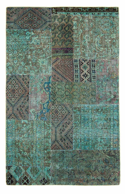 Patchwork Teppich 150x234cm - Orientteppich - mehrfarbig
