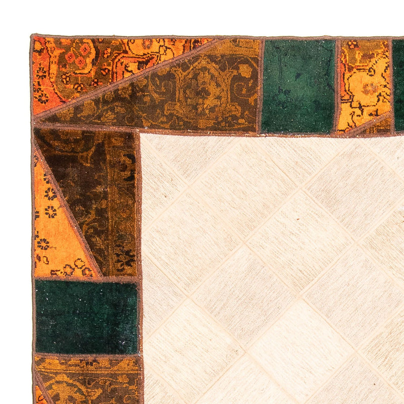Patchwork Teppich 194x249cm - Orientteppich - mehrfarbig