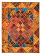 Patchwork Teppich 176x234cm - Orientteppich - mehrfarbig
