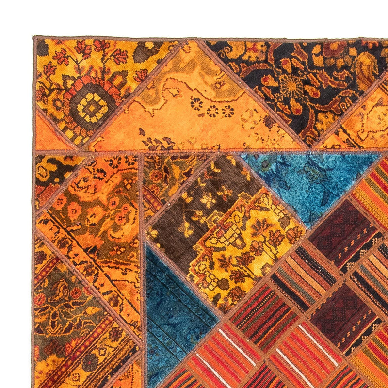 Patchwork Teppich 176x234cm - Orientteppich - mehrfarbig