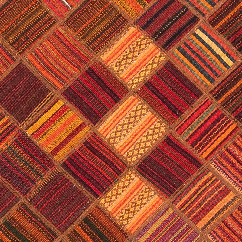 Patchwork Teppich 164x225cm - Orientteppich - mehrfarbig